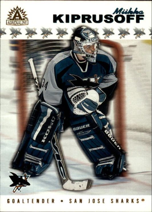 NHL 2001-02 Pacific Adrenaline - No. 165 - Mika Kiprusoff