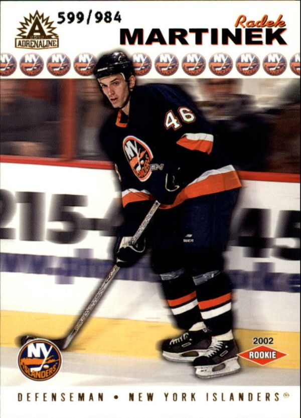 NHL 2001-02 Pacific Adrenaline - No 216 - Radek Martinek