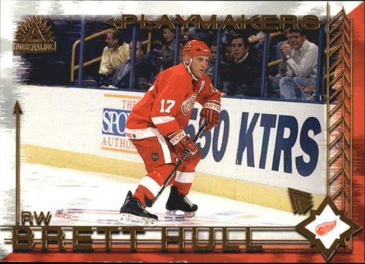 NHL 2001-02 Pacific Adrenaline Playmakers - No 4 - Brett Hull