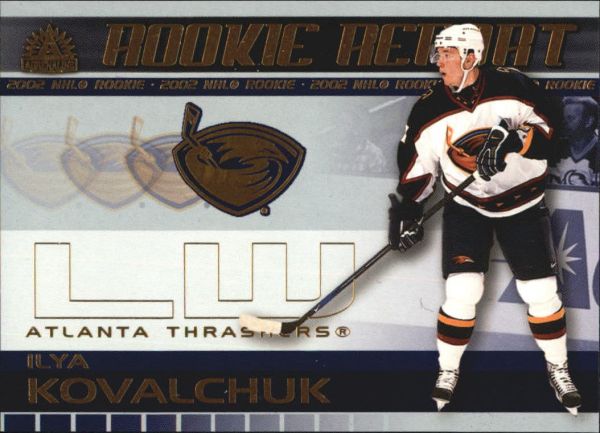 NHL 2001-02 Pacific Adrenaline Rookie Report - No 3 - Ilya Kovalchuk