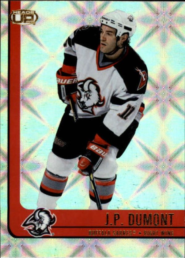 NHL 2001-02 Pacific Heads Up - No 11 - J.P. Dumont