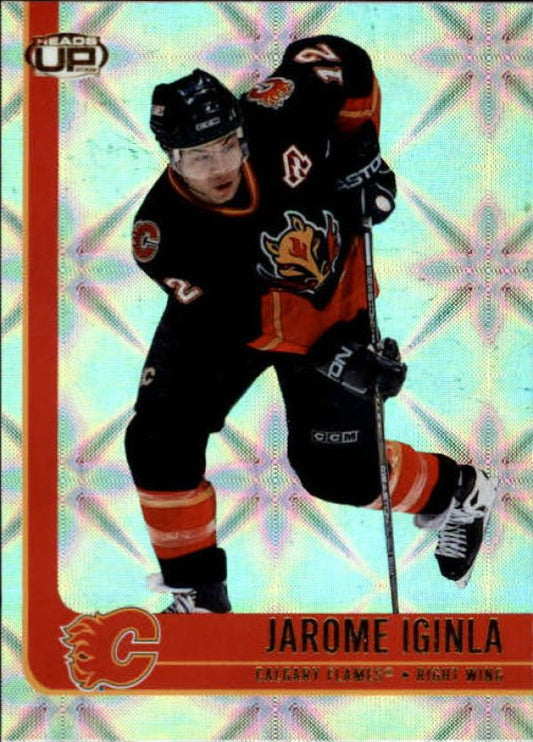 NHL 2001-02 Pacific Heads Up - No 12 - Jarome Iginla