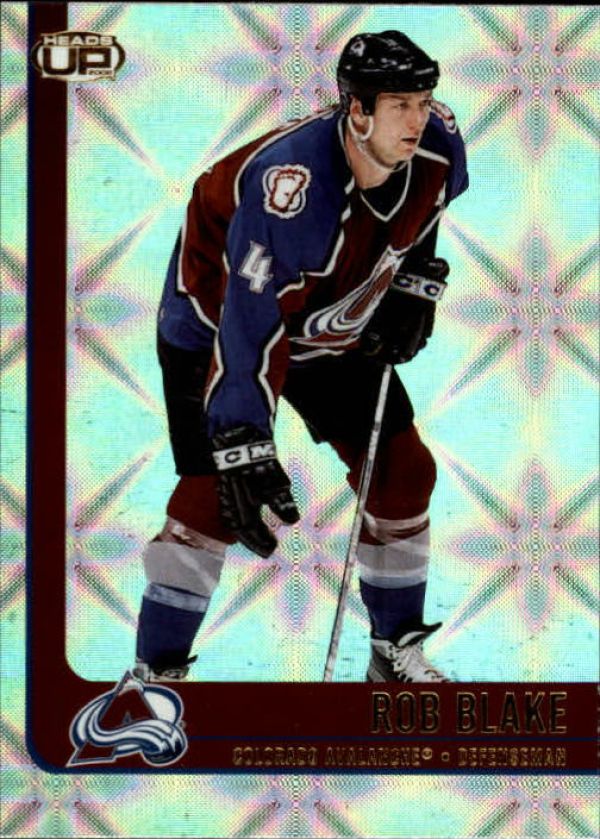 NHL 2001-02 Pacific Heads Up - No 21 - Rob Blake