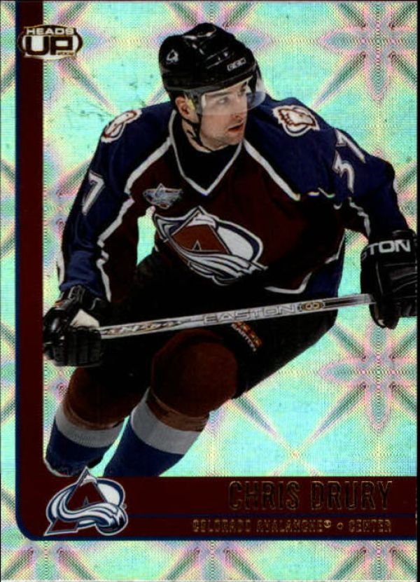 NHL 2001-02 Pacific Heads Up - No 22 - Chris Drury