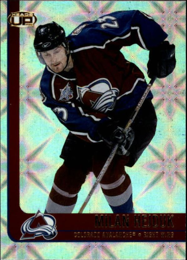 NHL 2001-02 Pacific Heads Up - No 24 - Milan Hejduk