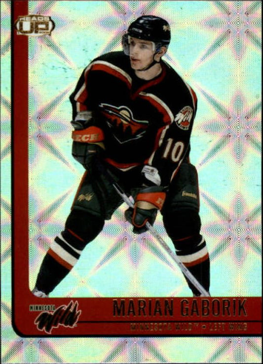 NHL 2001-02 Pacific Heads Up - No 49 - Marian Gaborik