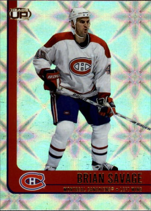 NHL 2001-02 Pacific Heads Up - No 51 - Brian Savage