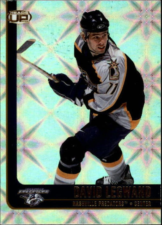 NHL 2001-02 Pacific Heads Up - No 54 - David Legwand