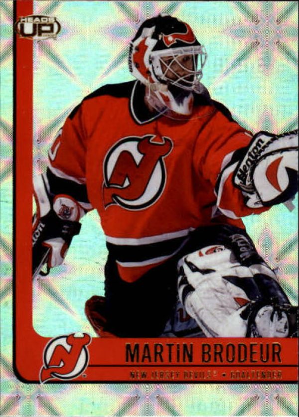 NHL 2001-02 Pacific Heads Up - No 56 - Martin Brodeur