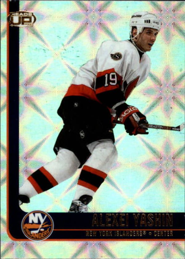 NHL 2001-02 Pacific Heads Up - No 62 - Alexei Yashin