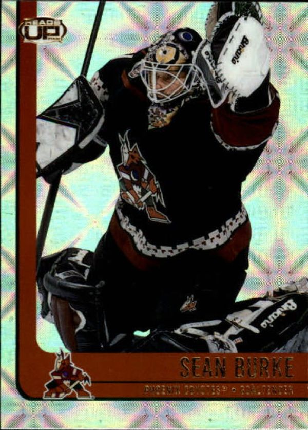 NHL 2001-02 Pacific Heads Up - No 75 - Sean Burke