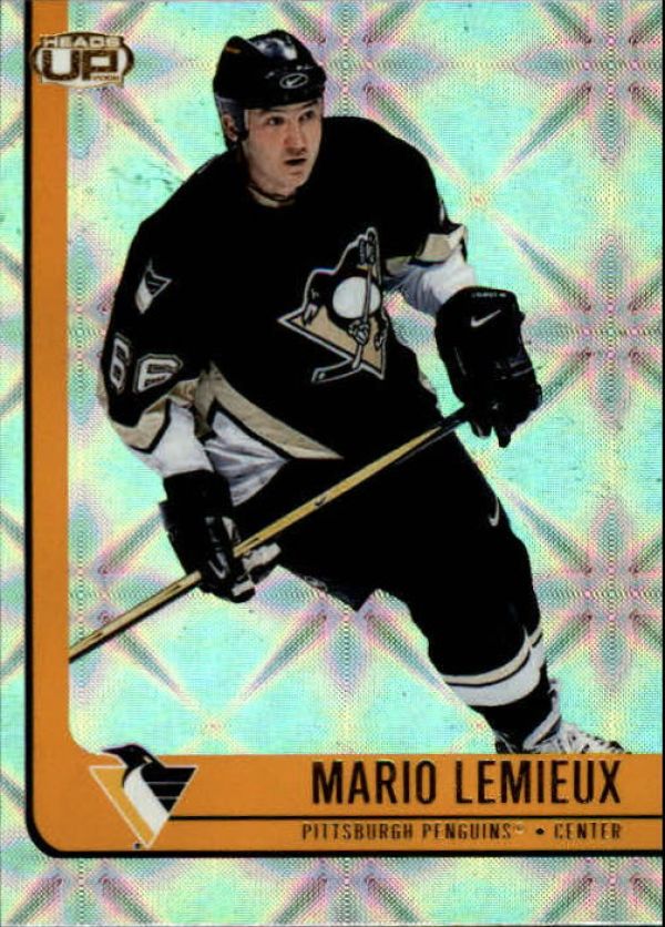 NHL 2001-02 Pacific Heads Up - No 78 - Mario Lemieux