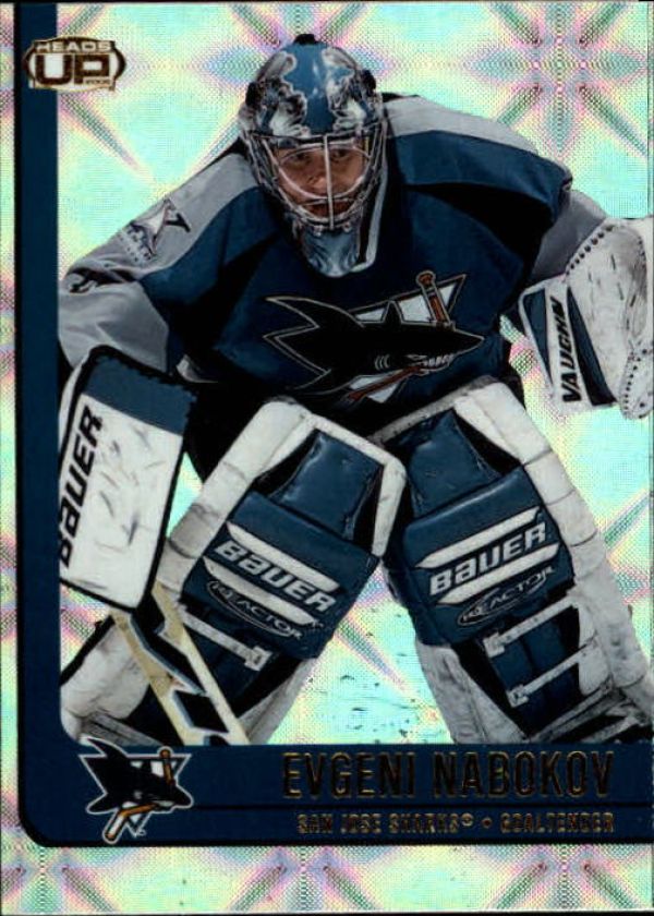 NHL 2001-02 Pacific Heads Up - No 84 - Evgeni Nabokov