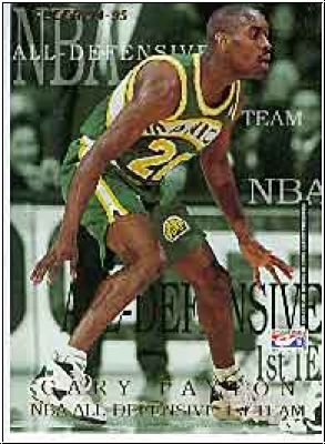 NBA 1994-95 Fleer European All-Defensive - No 2 - Gary Payton / Horace Grant