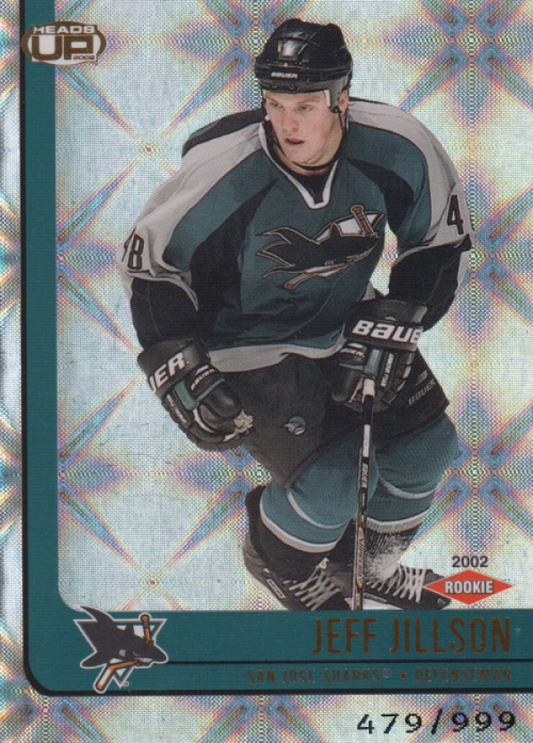 NHL 2001-02 Pacific Heads Up - No 118 - Jeff Jillson