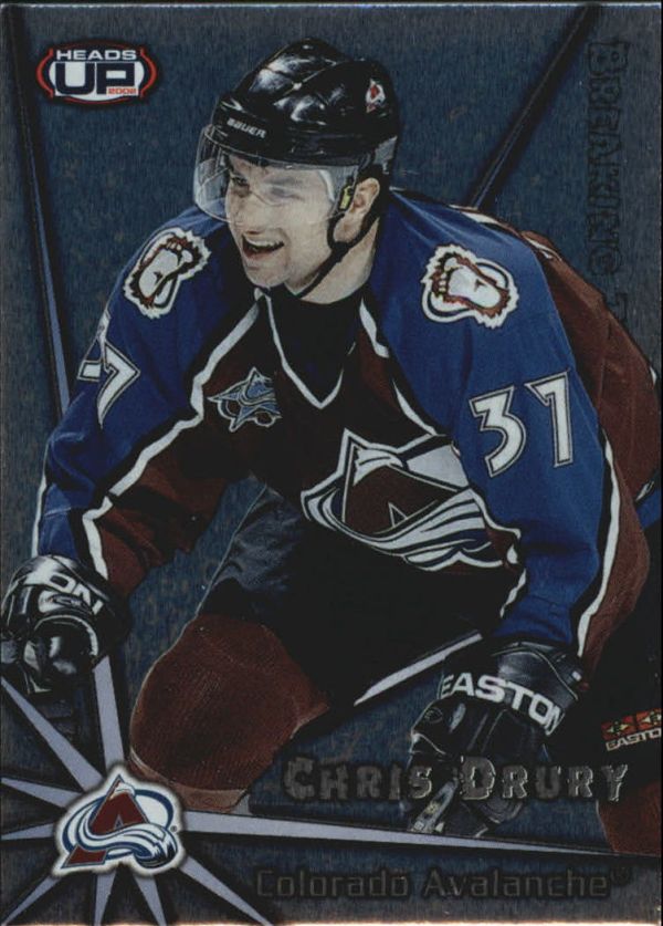 NHL 2001-02 Pacific Heads Up Breaking the Glass - No 6 - Chris Drury