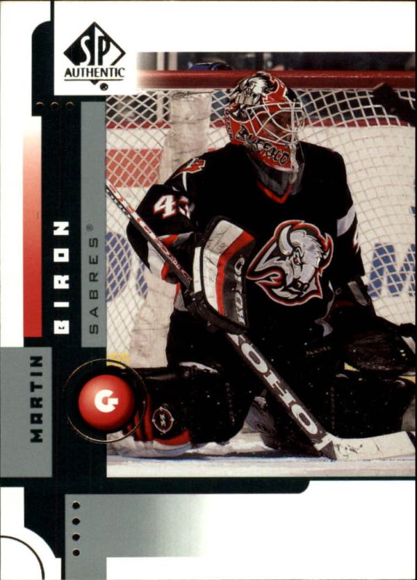 NHL 2001-02 SP Authentic - No 9 - Martin Biron