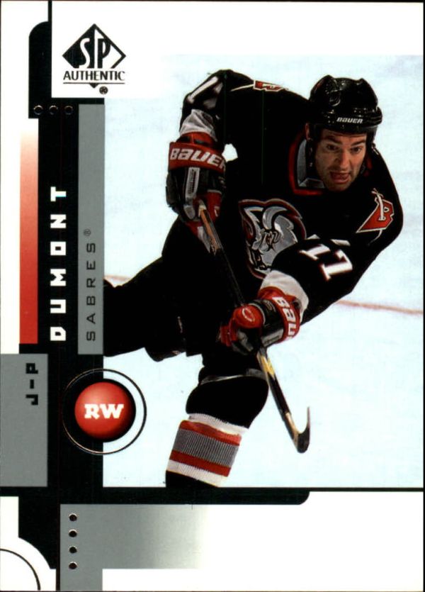 NHL 2001-02 SP Authentic - No 10 - J.-P. Dumont