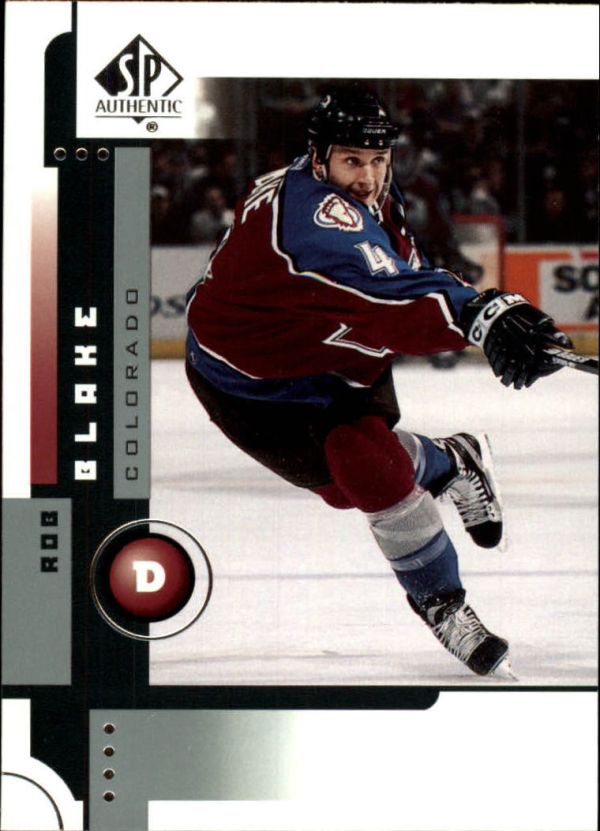 NHL 2001-02 SP Authentic - No 19 - Rob Blake