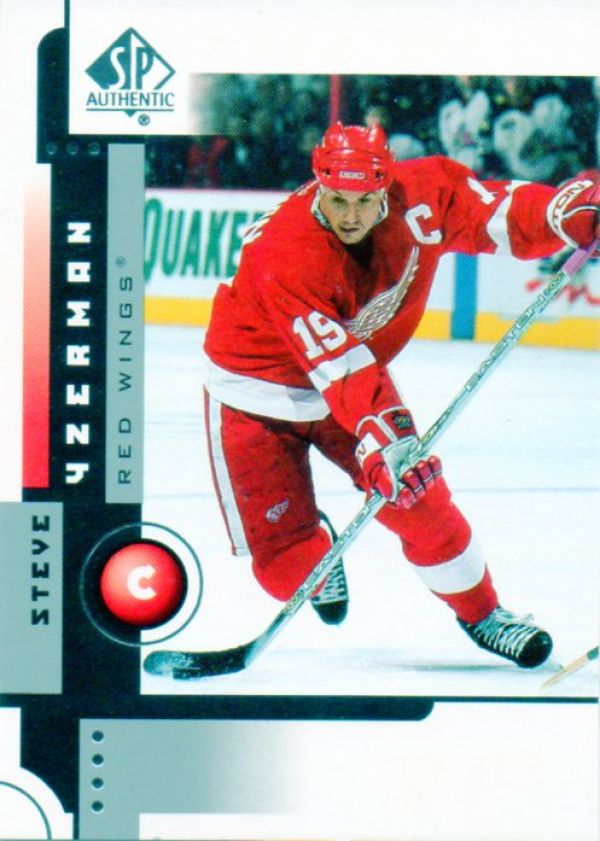 NHL 2001-02 SP Authentic - No 28 - Steve Yzerman