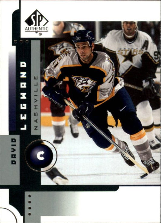 NHL 2001-02 SP Authentic - No 45 - David Legwand