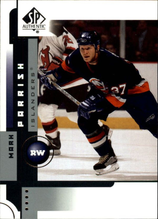 NHL 2001-02 SP Authentic - No 53 - Mark Parrish