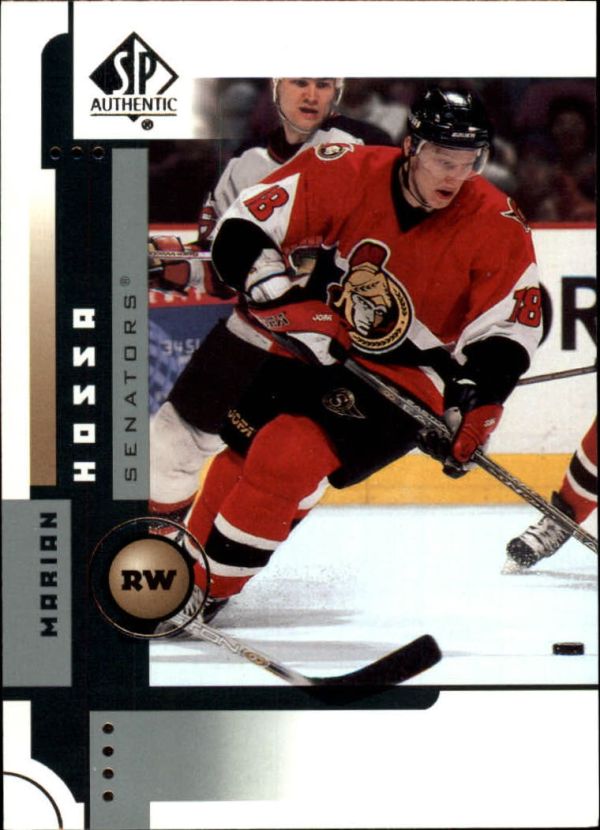 NHL 2001-02 SP Authentic - No. 57 - Marian Hossa