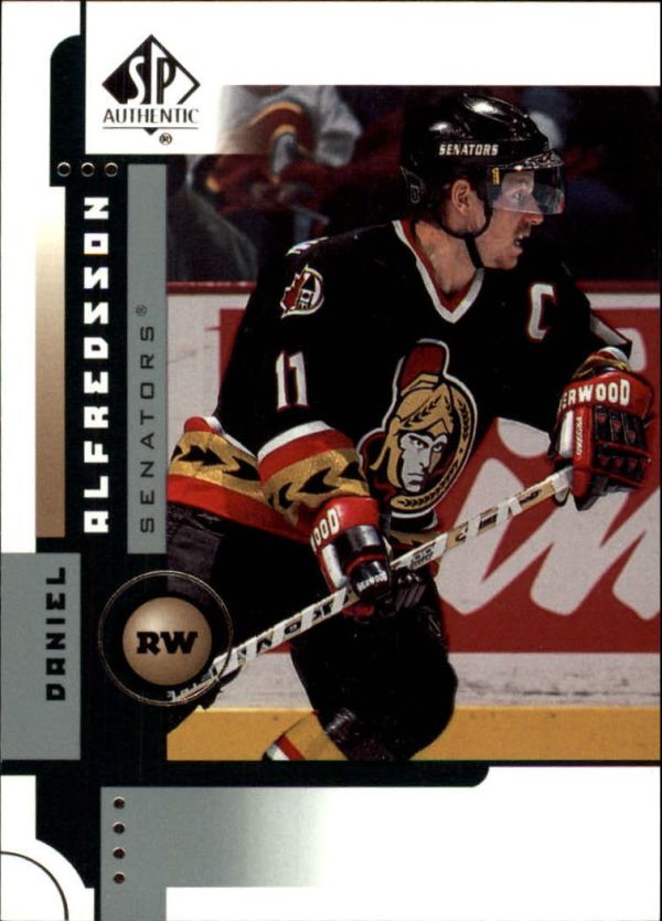 NHL 2001-02 SP Authentic - No 59 - Daniel Alfredsson