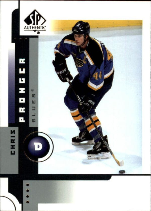 NHL 2001-02 SP Authentic - No 78 - Chris Pronger