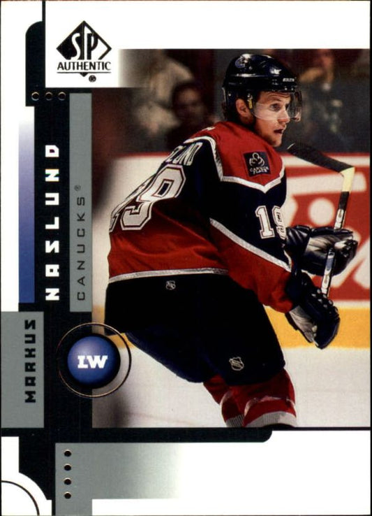 NHL 2001-02 SP Authentic - No 85 - Magnus Naslund