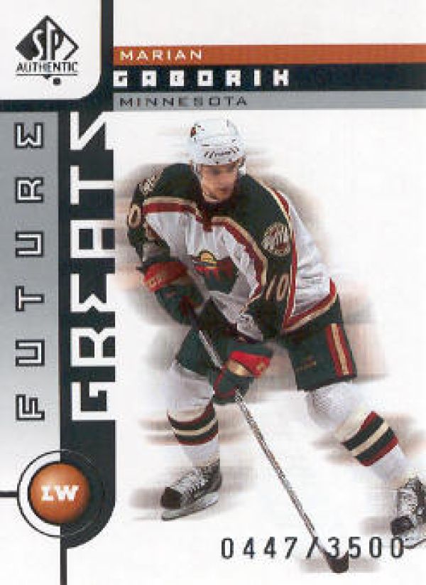 NHL 2001-02 SP Authentic - No 123 - Marian Gaborik