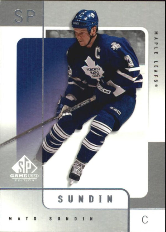 NHL 2000-01 SG Game Used - No 56 - Mats Sundin