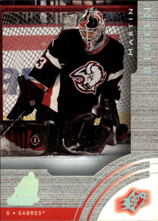 NHL 2001-02 SPx - No 6 - Martin Biron