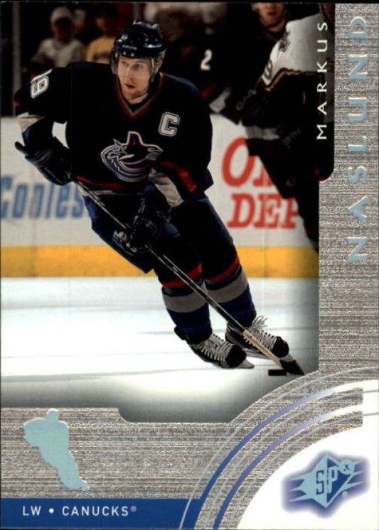 NHL 2001-02 SPx - No 66 - Markus Naslund