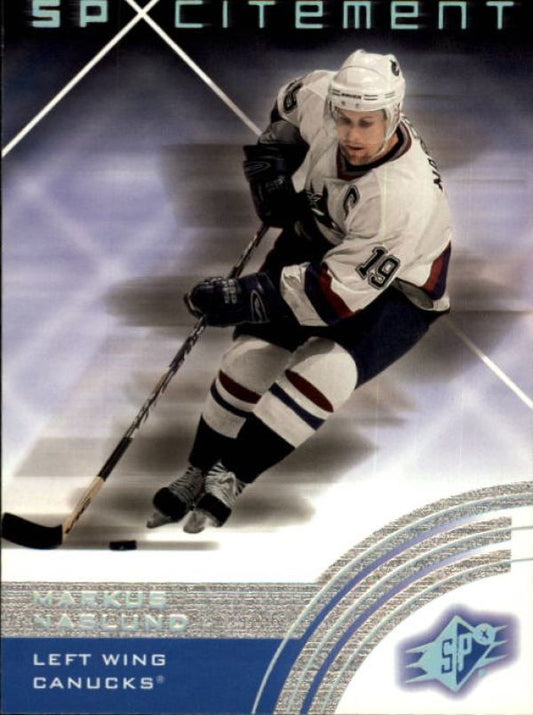 NHL 2001-02 SPx - No 80 - Markus Naslund