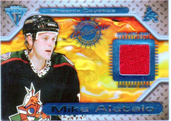 NHL 2000-01 Titanium Game Gear - No 123 - Mika Alatalo