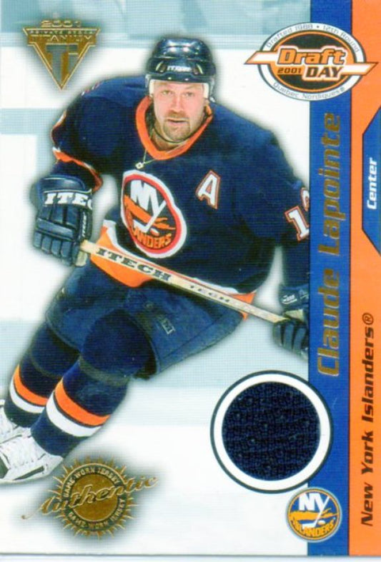 NHL 2000-01 Titanium Draft Day - No 63 - Claude Lapointe