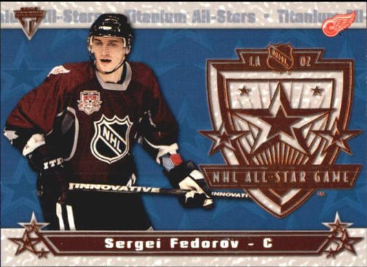 NHL 2001-02 Titanium All-Stars - No 8 - Sergei Fedorov