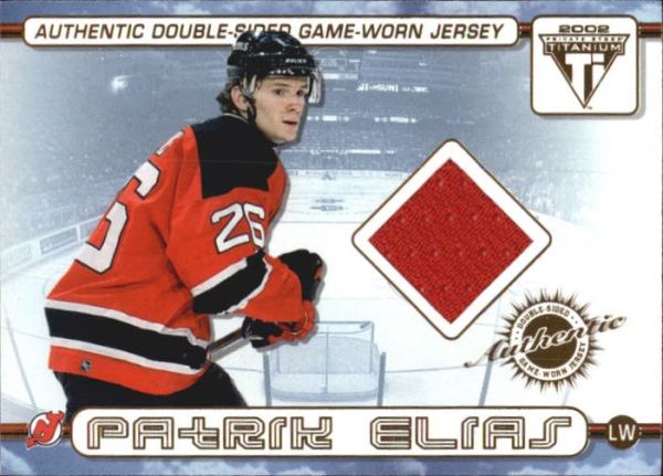 NHL 2001-02 Titanium Double Sided Jersey - No 69 - Patrik Elias / Scott Gomez