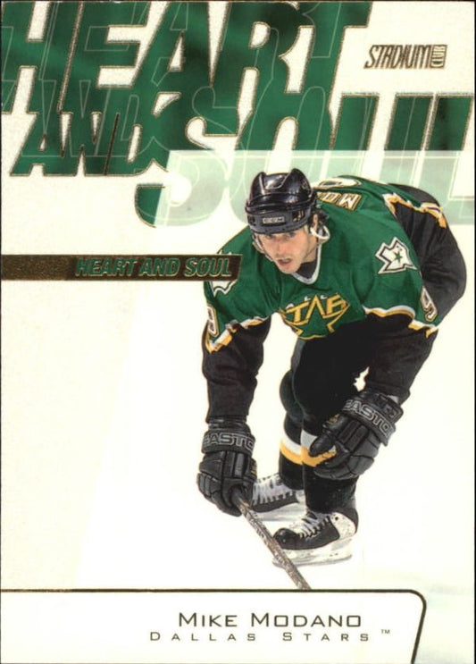 NHL 2001-02 Stadium Club Heart and Soul - No HS9 - Mike Modano