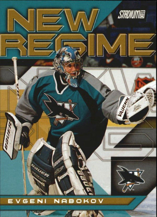 NHL 2001-02 Stadium Club New Regime - No NR4 - Evgeni Nabokov