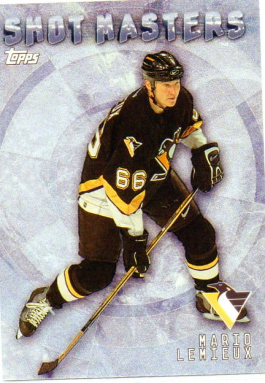 NHL 2001-02 Topps Shot Masters - No SM1 - Mario Lemieux