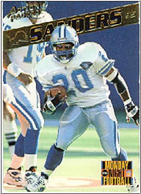 NFL 1995 Action Packed Monday Night Football - No 2 - Barry Sanders