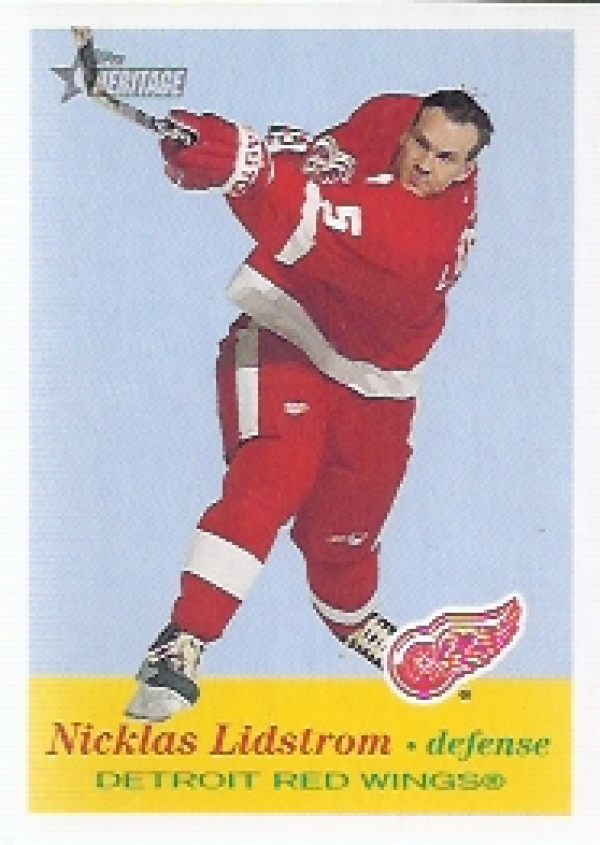 NHL 2001-02 Topps Heritage - No 3 - Nicklas Lidstrom