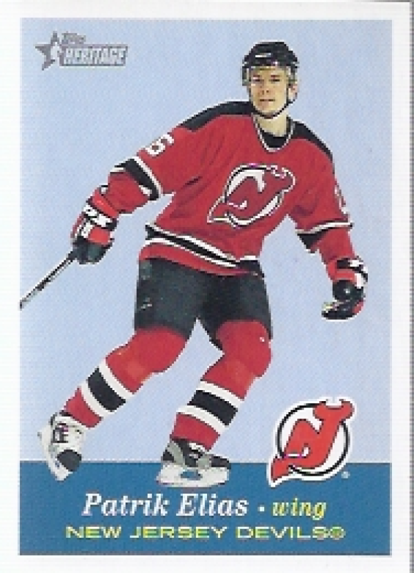 NHL 2001-02 Topps Heritage - No 4 - Patrik Elias