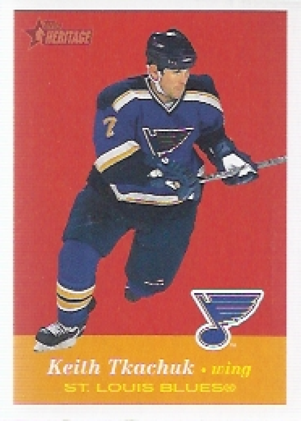 NHL 2001-02 Topps Heritage - No 9 - Keith Tkachuk