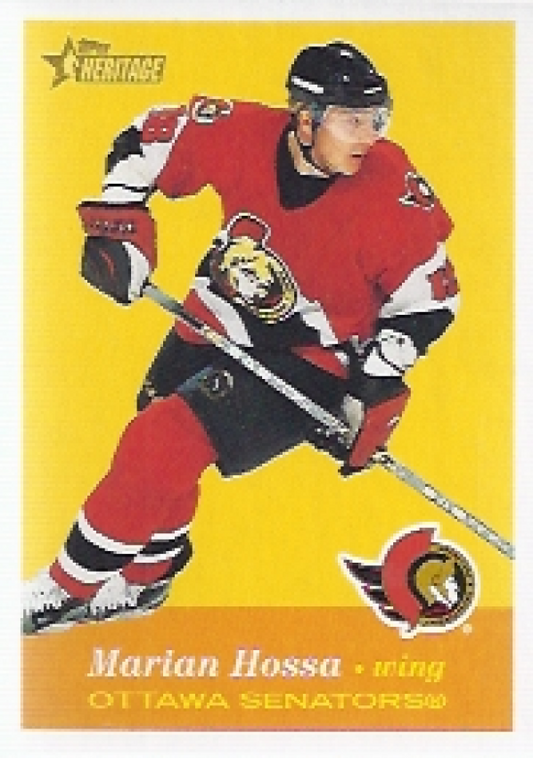 NHL 2001-02 Topps Heritage - No 28 - Marian Hossa