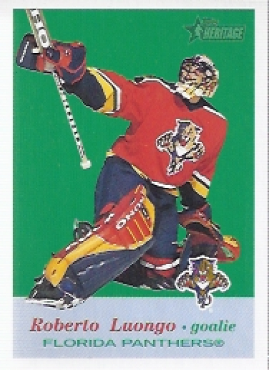 NHL 2001-02 Topps Heritage - No. 32 - Roberto Luongo