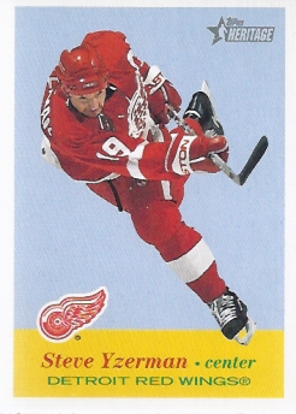 NHL 2001-02 Topps Heritage - No. 38 - Steve Yzerman