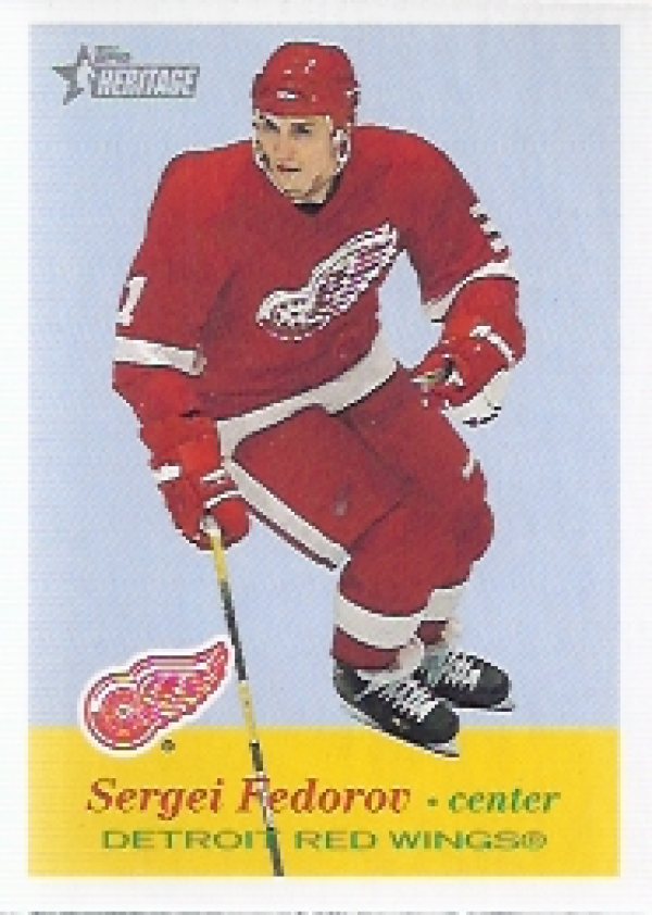 NHL 2001-02 Topps Heritage - No 44 - Sergei Fedorov